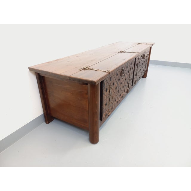 Vintage Brutalist Sideboard by Georges Robert, 1960s For Sale - Image 4 of 18