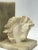 Postmodern Vintage Equestrian Hand-Carved Alabaster Bookends- a Pair For Sale - Image 3 of 8