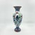 Ceramic Handmade Ceramic Palace Vase (50cm) Red Carnations and Geometric Mosaic Neck Pedestal Urn For Sale - Image 7 of 8