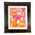 Vintage Dieudonné Cedor Signed Haitian Oil Painting, Figural Market Scene For Sale