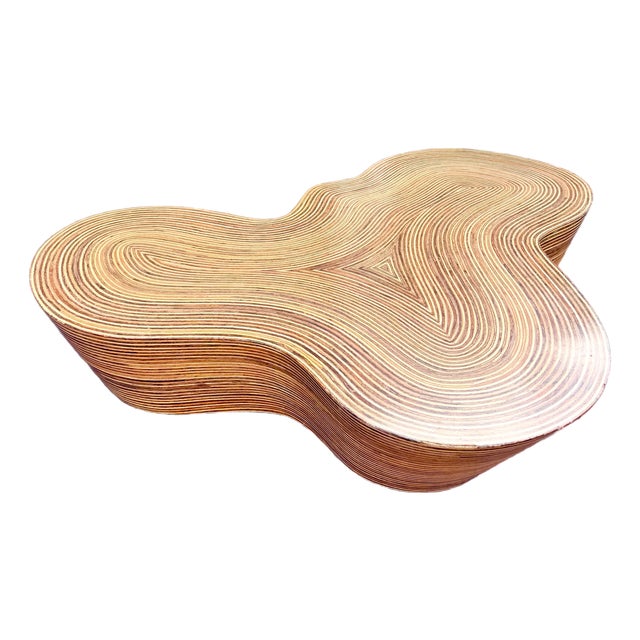 Boho Chic Rattan Orgo Coffee Table by Oggetti For Sale