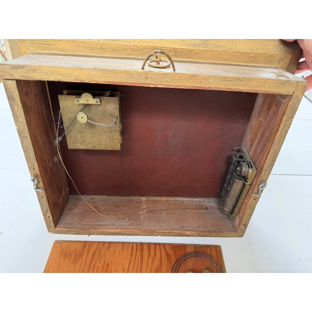 19th Century Biedermeier Picture Clock, Austria For Sale In Los Angeles - Image 6 of 18