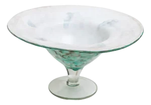 Vintage Glass Bowl by Hans Jürgen Richartz for Mathildenhütte Solingen, Italy, 1970s