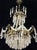 Chandelier in Brass and Crystal, 1900, in Good conditions. Designed 1890 to 1919 European Plug (up to 250V).The wiring of...