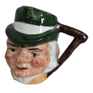 Vintage Tony Weller Hand Painted Artone Toby Character Jug/Creamer