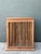 Vintage Slat Wood Side Table For Sale - Image 9 of 12