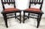 Antique Hall Chairs Walnut Dining Accent Pair For Sale In Miami - Image 6 of 12