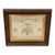 Antique Mid-20th Century Finished Cross Stitch Alphabet Sampler Framed 14 X 12 For Sale