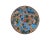 Late 19th Century Antique Meiji Japanese Cloisonne Enamel Charger Plate Blossoming Flowers Butterflies For Sale - Image 5 of 5
