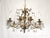 Antique 10 Arm Big Brilliant Bold Beautiful Brass Cut Lead Crystal Chandelier For Sale - Image 9 of 12