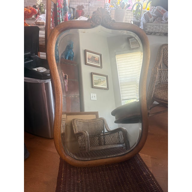 This Alexander H. Revell & Co. mirror is an authentic antique American piece, dating from the late 1890s to the 1910s.The...
