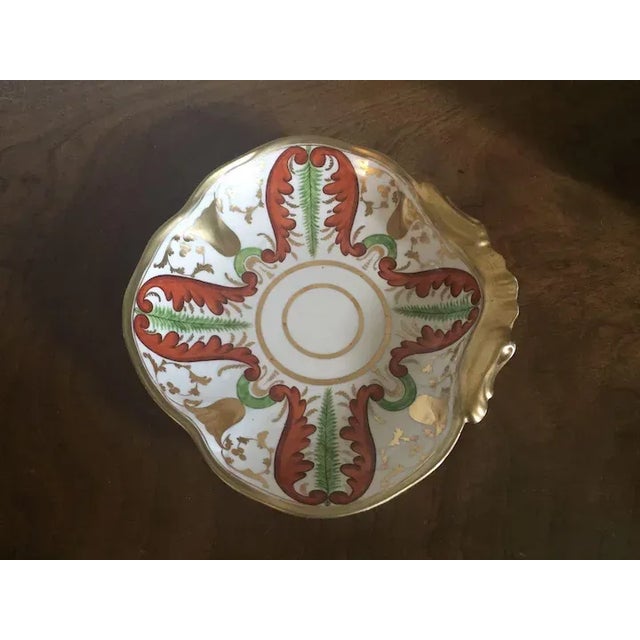 White 1810 Coalport Porcelain Shell Shape Dessert Dish For Sale - Image 8 of 10