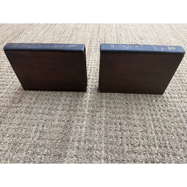 Late 19th Century Unique Antique Wall Shelves, Late 19th Century, Wood and Leather For Sale - Image 5 of 7