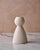 Lostine Sculptural Quintet of Ceramic Candle Holders by Lostine in Matte White For Sale - Image 4 of 11