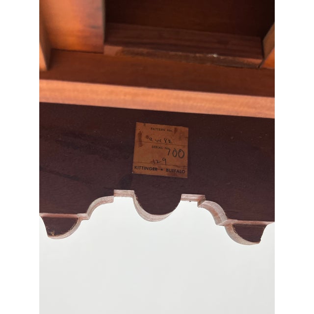 Mid 20th Century Kittinger Colonial Williamsburg Tea Table - Early Mark For Sale - Image 12 of 12