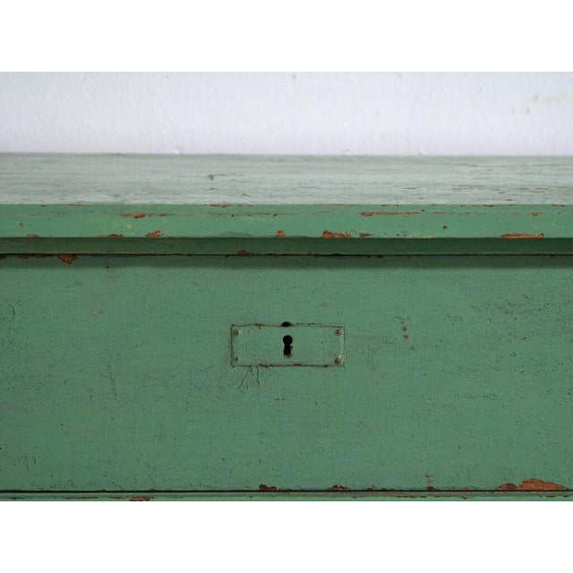 Green Tyrolean Chest in Green Pine from Amaru For Sale - Image 8 of 12