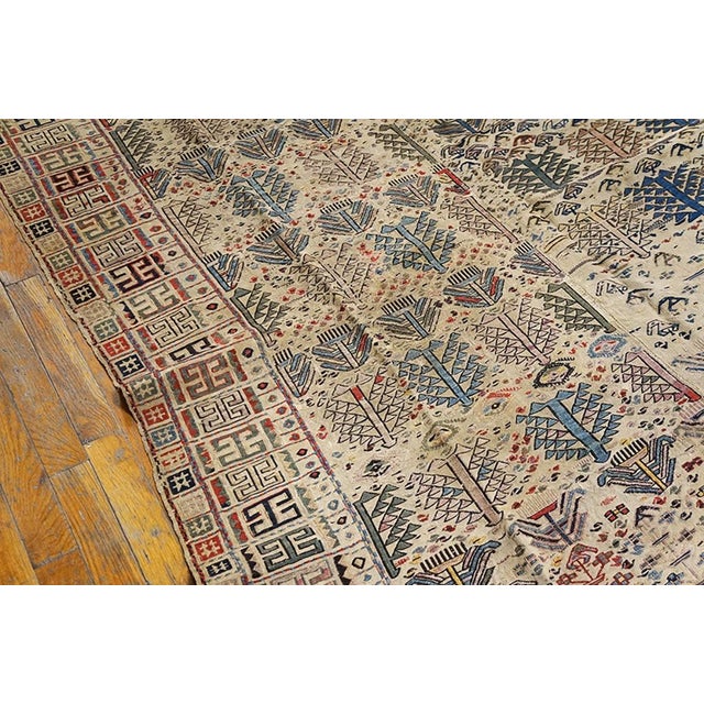 Antique Caucasian - Verneh rug, size: 5'10" x 5'10". Antique Caucasian - Verneh Caucasian Knotted Rug, Circa Date: 1900s....