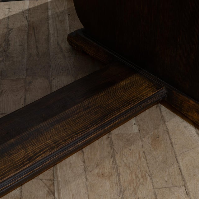 19th C. Trestle Dining Table c.1880-1900 For Sale In San Francisco - Image 6 of 11