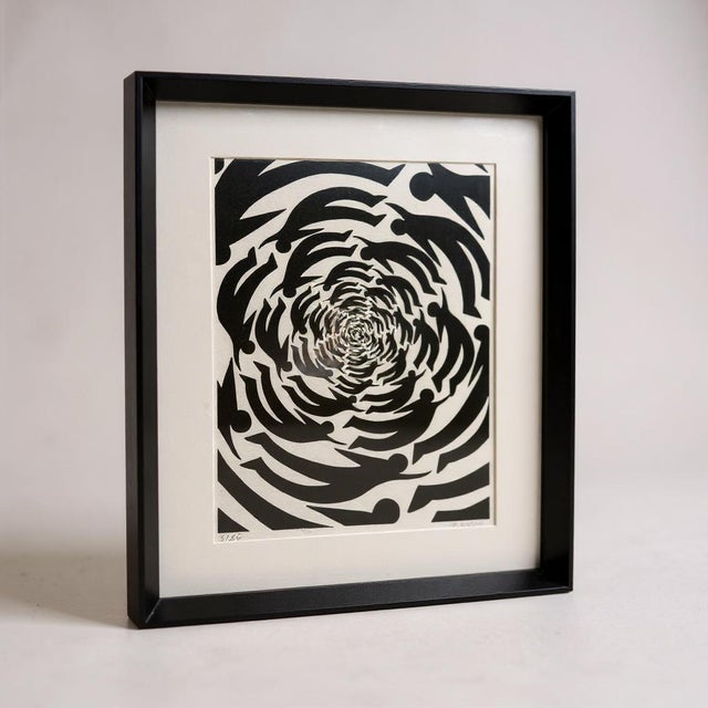 Théo Haggai, Tourbillon, 2021, Lithograph For Sale - Image 6 of 6