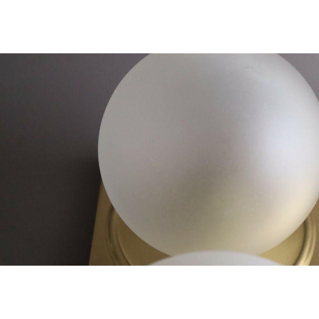 Hollywood Regency Wall Lamp in Glass from Kinkeldey For Sale - Image 3 of 9