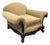 Circa 1920's Victorian Wheat Lounge Arm Chair For Sale