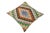 Traditional Geometric Turkish Cristine Hand Woven Kilim Throw Pillow For Sale - Image 3 of 5