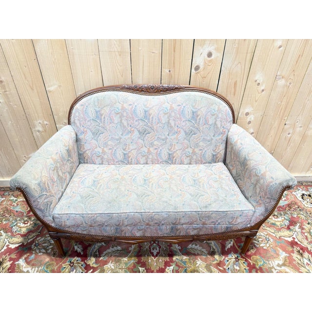 An elegant Art Deco bench dating from the 1920s, attributed to the workshop of Paul Follot. This piece embodies the key...