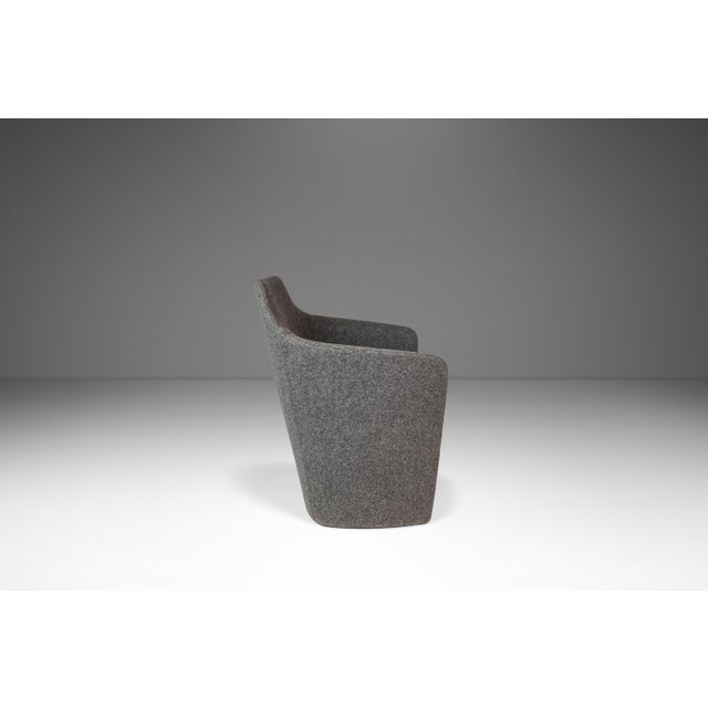 Set of Two (2) Post Modern "Bison" & "Venus" Lounge / Accent Chairs in Mohair by Simon Pengelly for Allermuir, United Kingdom, C. 2010s For Sale - Image 16 of 17