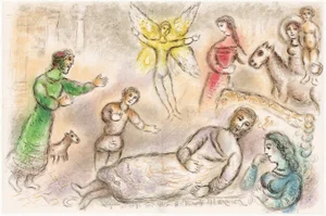 Marc Chagall, Peace Regained from Odyssey, 1989, Lithograph