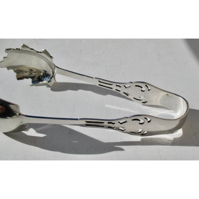 1900 - 1909 Large Ice Serving Tongs Circa 1920s For Sale - Image 5 of 7