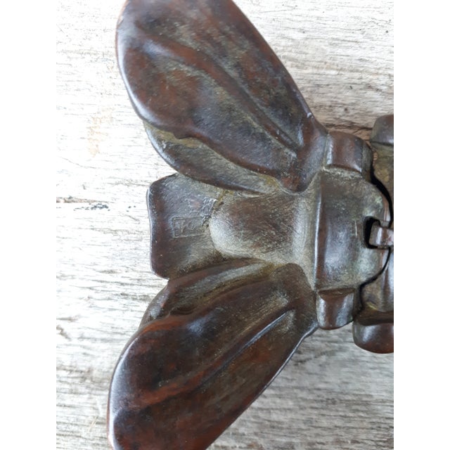 Japanese Meiji Era Artist, Jizai Okimono Sculpture of a Crayfish, 1890s, Bronze For Sale - Image 3 of 10