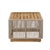 Alpine Teak Outdoor Collection Beige Rope Coffee Table For Sale - Image 4 of 10