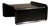 Black Fiberglass Coffee Table from Rosenthal, Germany, 1970s For Sale