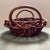 Contemporary Vintage Natural Wicker Handled Basket For Sale - Image 3 of 8