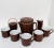 1960s LaGardo Tackett (1911-1984) 8-piece porcelain coffee set, in Kelco pattern, for Schmid Kreglinger, with service for...