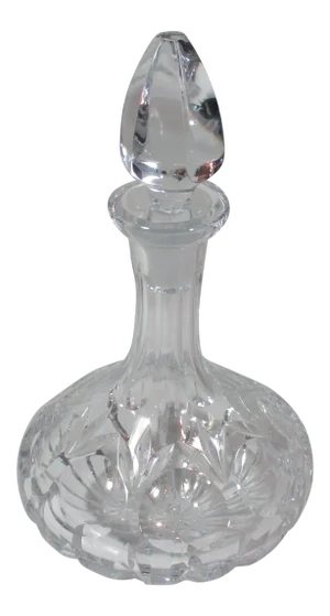 Vintage 1990s Cut Crystal Decanter