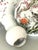 Famille Rose Chinese Fine White Porcelain Garlic Head Vases With Birds & Cherry Blossoms, a Pair For Sale - Image 12 of 14