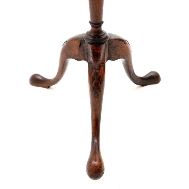 Late 18th Century Antique Georgian Walnut Snap Top Occasional Table, 1790 For Sale - Image 5 of 7