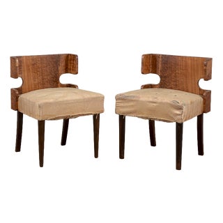 Art Deco Armchairs, Italy, 1920s, Set of 2 For Sale