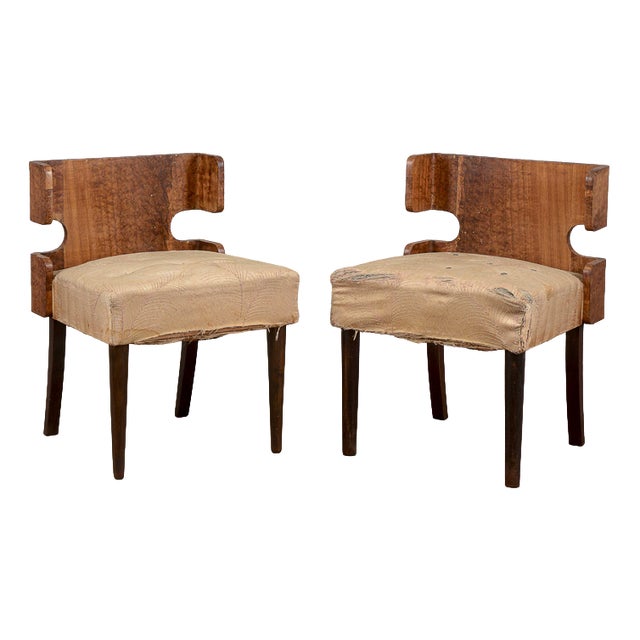Art Deco Armchairs, Italy, 1920s, Set of 2 For Sale