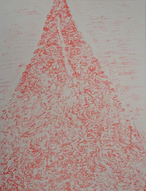Henri Michaux, Pyramid (Accumulation), 1958, Original Engraving