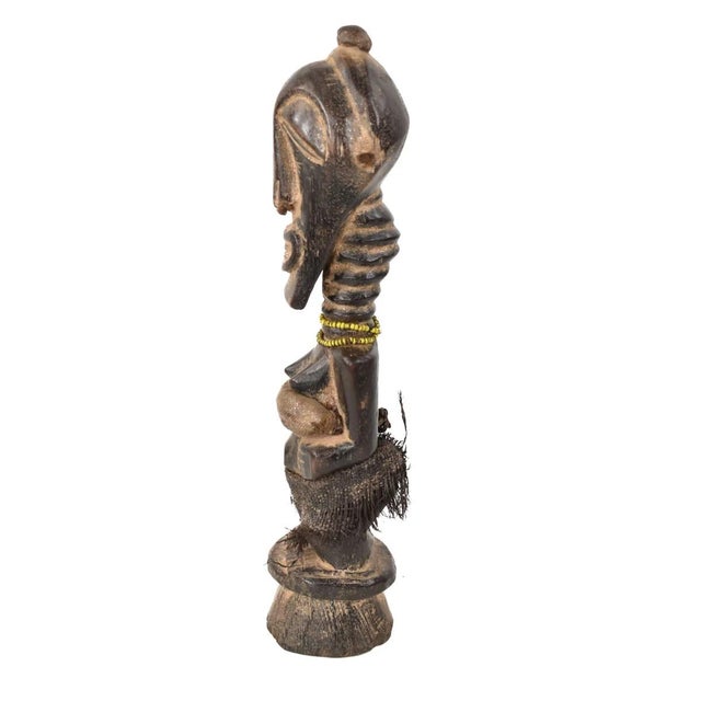 Early 20th Century Songye Nkishi Kifwebe Miniature Power Figure 12 Inch For Sale - Image 4 of 7
