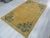 Mid 20th Century Vintage Floral Design Yellow Deco Rug - 4′10″ × 8′3″ For Sale - Image 5 of 6