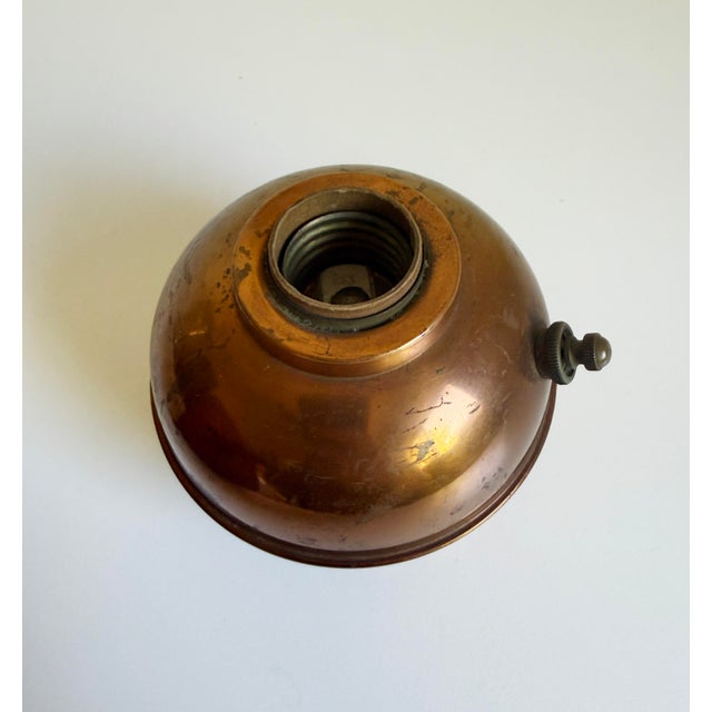 Ruth Gerth for Chase Modernist Copper "Glow Lamp", Parts Only, 1930s For Sale - Image 10 of 13