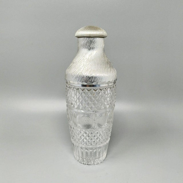 Cut Crystal Cocktail Shaker from Arir, Italy, 1960s For Sale - Image 6 of 6