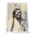 Vintage Orig. Chief Sitting Bull Indian Tatanka Iyotanka Oil Painting Portrait For Sale