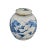 Blue Vintage Chinoiserie Porcelain Large B & W Flying Dragons Ginger Jar 11" H For Sale - Image 8 of 9
