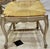 Late 20th Century Country French Hand Carved Dining Chairs With Rush Seats For Sale - Image 4 of 6