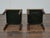 Pair of 19th Century English Oak Stools with Custom Linen Upholstery For Sale - Image 10 of 11