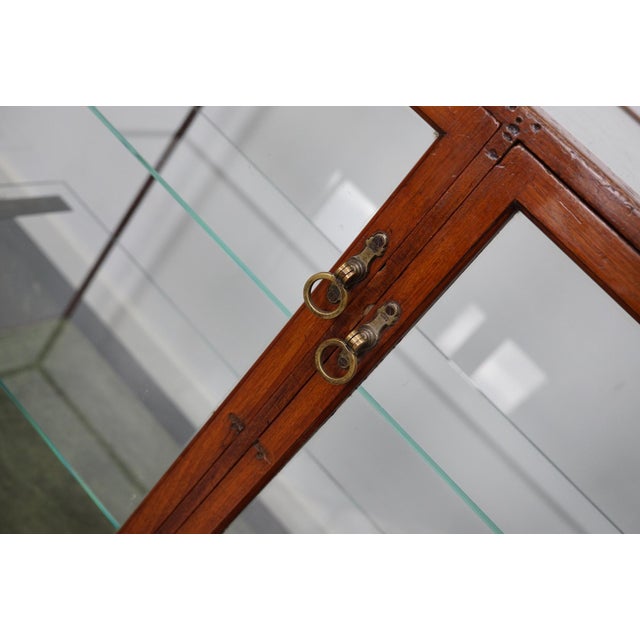 Victorian Mahogany Shop Display Cabinet Counter or Vitrine, Late 19th Century For Sale - Image 11 of 16